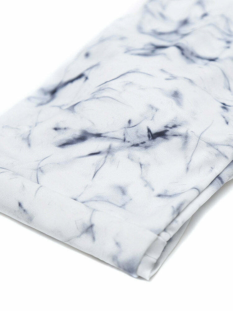 Y2K Marble Bikini Swimsuit with Soft Strapless Scoop Back Y2K Marble Bikini Swimsuit with Soft Strapless Scoop Back