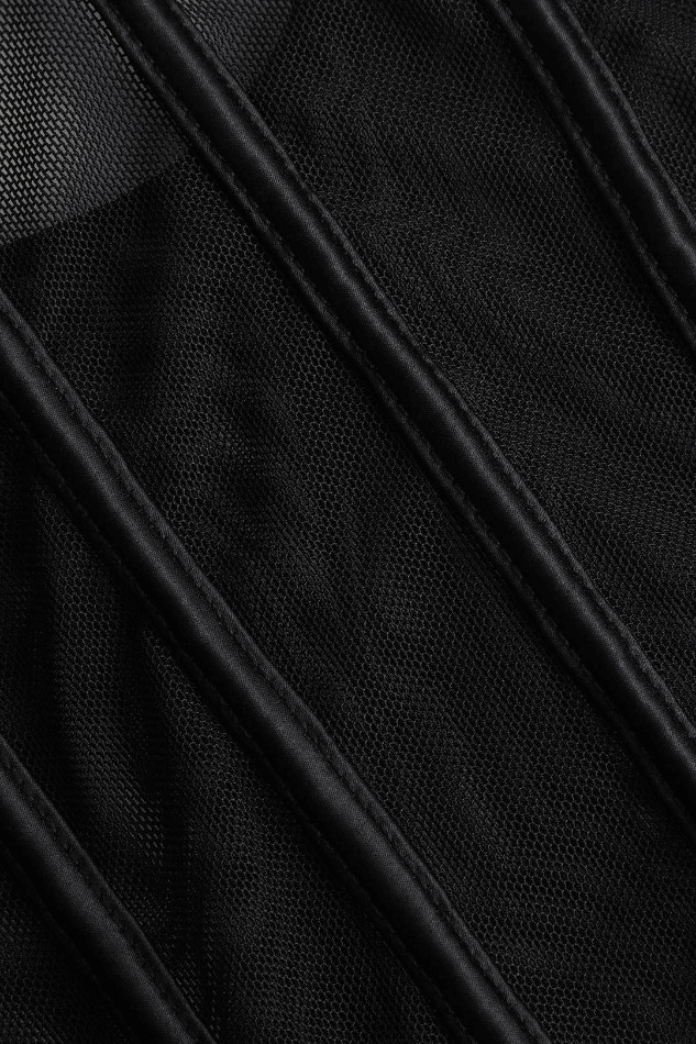 Y2K Mesh Corset Bodysuit: Coquette Aesthetic, Grunge Style, Pastel Goth, Cute Tops, Cargo Skirt Y2K Mesh Corset Bodysuit: Coquette Aesthetic, Grunge Style, Pastel Goth, Cute Tops, Cargo Skirt