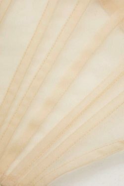 Y2K Mesh Corset Strapless Top with Tie-Back Detail