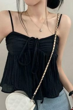 Y2K Mesh Crop Top: Tie-Front Ruched, Coquette Aesthetic, Grunge Style, Cute Pastel Goth Outfit