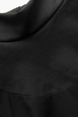 Y2K Mesh Panel Belted Tank Top: Coquette Aesthetic with Grunge & Pastel Goth Vibes