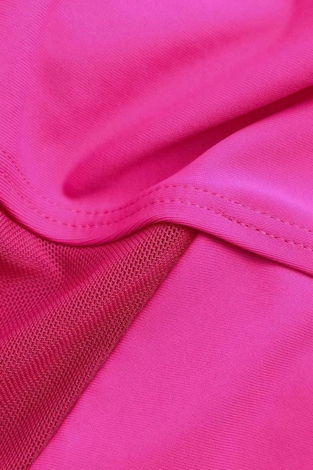 Y2K Mesh Panel Swimsuit: Coquette Aesthetic Halter Neck Cut Out for Women's Fashion