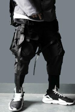 Y2K Mesh Pocket Strap Cargo Skirt: Coquette Aesthetic with Grunge Style, Pastel Goth Vibe