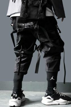 Y2K Mesh Pocket Strap Cargo Skirt: Coquette Aesthetic with Grunge Style, Pastel Goth Vibe