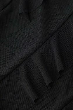 Y2K Mesh Ruffle Mini Dress: Coquette Aesthetic with Grunge Twist