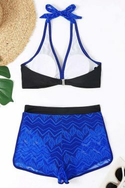 Y2K Mesh Swimsuit: Hollow Solid Color Sexy Swimwear for Women