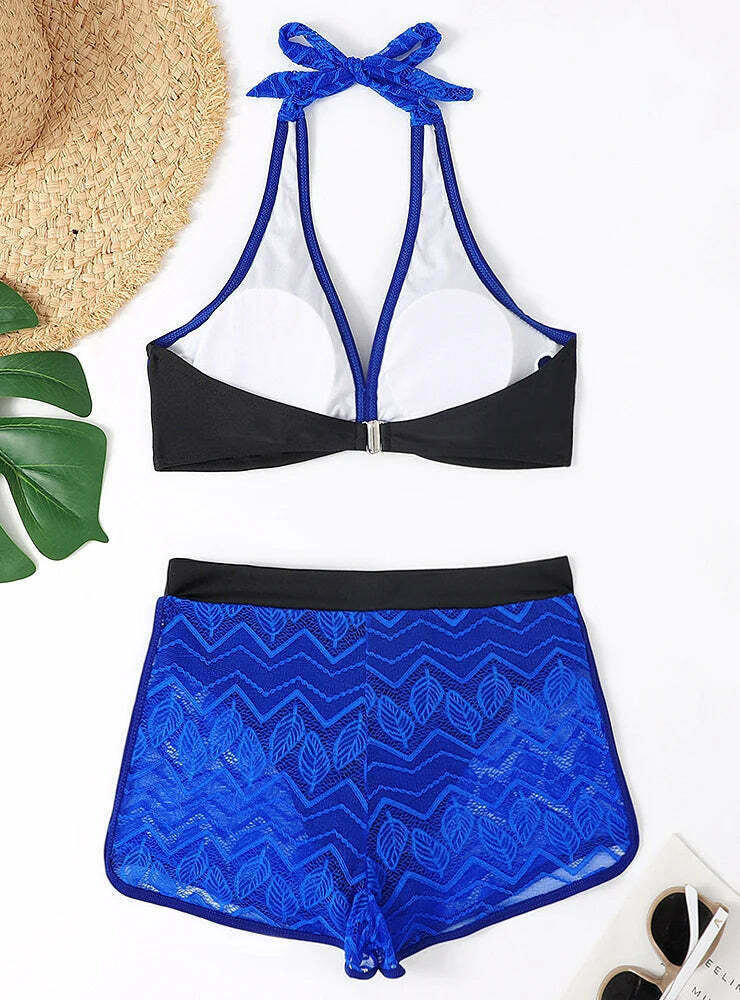 Y2K Mesh Swimsuit: Hollow Solid Color Sexy Swimwear for Women Y2K Mesh Swimsuit: Hollow Solid Color Sexy Swimwear for Women