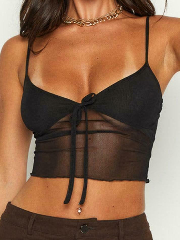 Y2K Mesh Tank: Coquette Aesthetic, Grunge Style, Cute Tops, Pastel Goth Y2K Mesh Tank: Coquette Aesthetic, Grunge Style, Cute Tops, Pastel Goth