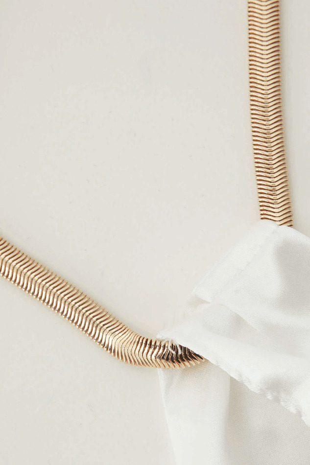 Y2K Metal Chain Halterneck Cami Top - Coquette Aesthetic Grunge Style - Cute Pastel Goth Fashion Y2K Metal Chain Halterneck Cami Top - Coquette Aesthetic Grunge Style - Cute Pastel Goth Fashion