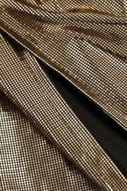 Y2K Metallic Halter Backless Slit Mini Dress - Coquette Aesthetic, Grunge