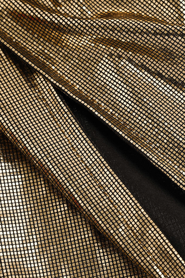 Y2K Metallic Halter Backless Slit Mini Dress - Coquette Aesthetic, Grunge