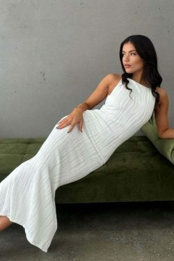 Y2K Mirage Back Split Dress: Coquette Aesthetic with Grunge Style, Pastel Goth Vibes, and Old