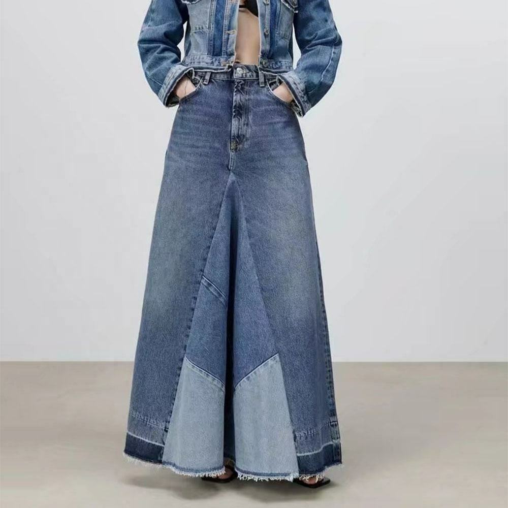 Y2K Patchwork Denim Skirt: Coquette Aesthetic Grunge Style - Cute Cargo Skirt for Women Y2K Patchwork Denim Skirt: Coquette Aesthetic Grunge Style - Cute Cargo Skirt for Women