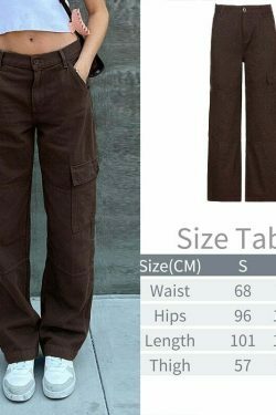 Y2K Pockets Cargo Pants - Coquette Aesthetic Grunge Style for Women - Cute Pastel Goth Outfit