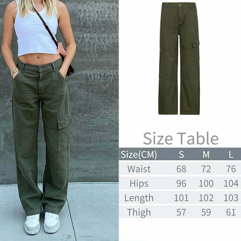 Y2K Pockets Cargo Pants - Coquette Aesthetic Grunge Style for Women - Cute Pastel Goth Outfit Y2K Pockets Cargo Pants - Coquette Aesthetic Grunge Style for Women - Cute Pastel Goth Outfit