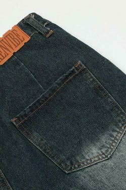 Y2K Raw Hem Star Jorts: Coquette Aesthetic Grunge Style Cargo Skirt