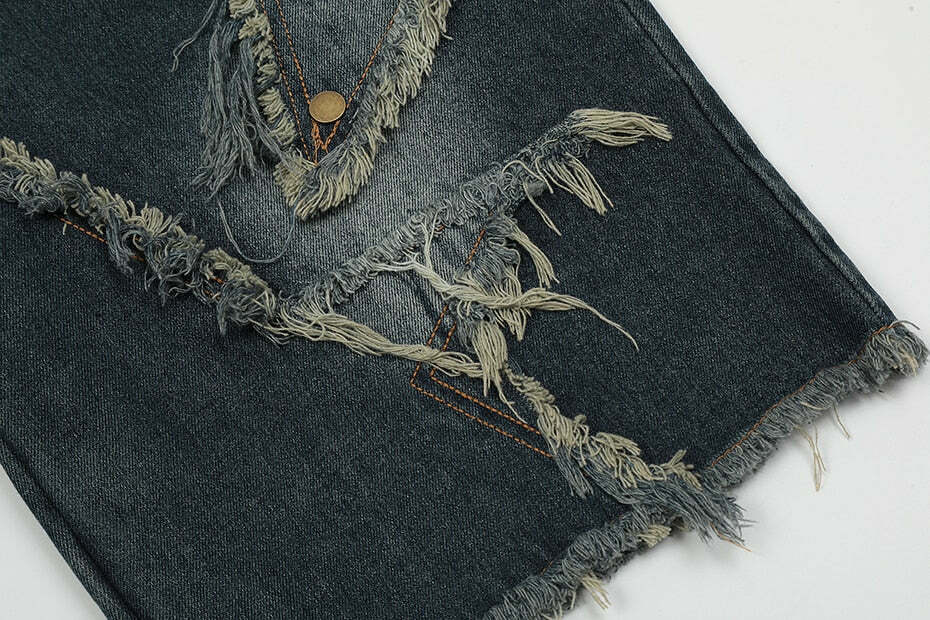 Y2K Raw Hem Star Jorts: Coquette Aesthetic Grunge Style Cargo Skirt Y2K Raw Hem Star Jorts: Coquette Aesthetic Grunge Style Cargo Skirt