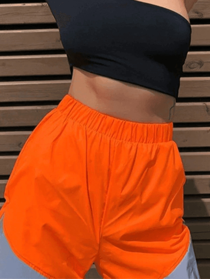 Y2K Reflective Jogger Pants: Coquette Aesthetic Grunge Style Cargo Skirt Y2K Reflective Jogger Pants: Coquette Aesthetic Grunge Style Cargo Skirt