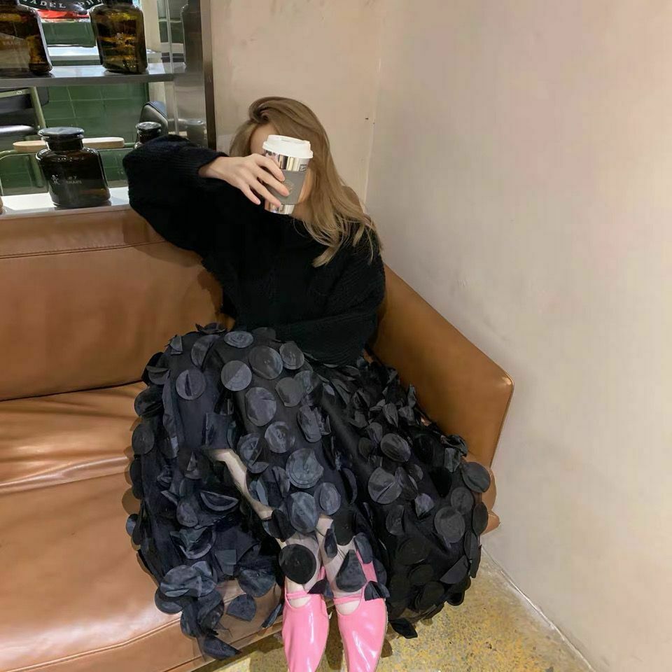 Y2K Retro A-Line Swing Skirt: Coquette & Grunge Aesthetic, Cute Tops, Pastel Goth