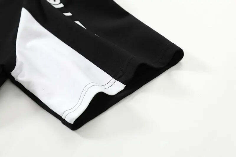 Y2K Retro Colour Block Sports Jersey - Niche Women's Fashion Aesthetic Top Y2K Retro Colour Block Sports Jersey - Niche Women's Fashion Aesthetic Top