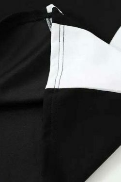 Y2K Retro Colour Block Sports Jersey - Niche Women's Fashion Aesthetic Top