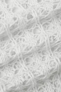 Y2K Retro Hollow Knit Crop Top - Coquette Aesthetic Grunge Style - Cute Pastel Goth Fashion