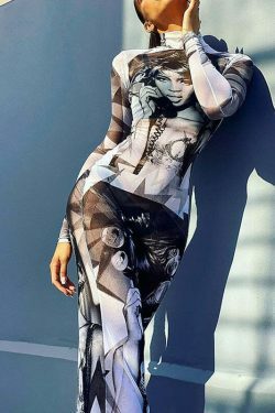 Y2K Retro Mesh Dress: Coquette Grunge, Pastel Goth, Cargo Skirt