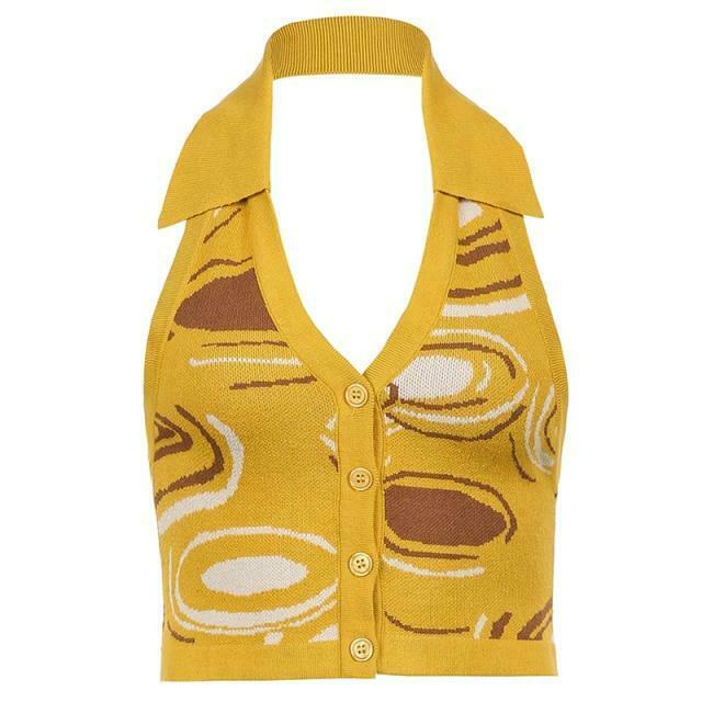 Y2K Retro Striped Sleeveless Top: Coquette Aesthetic, Grunge Style, Past Y2K Retro Striped Sleeveless Top: Coquette Aesthetic, Grunge Style, Past