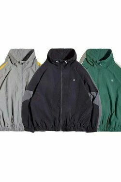 Y2K Retro Style Track Jacket for Women - Coquette Aesthetic Grunge Fashion with Pastel Goth Vibes