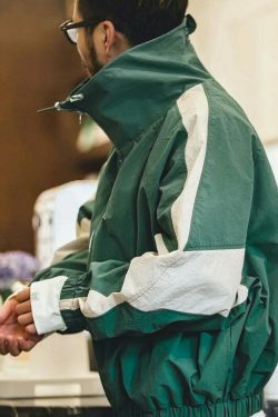 Y2K Retro Style Track Jacket for Women - Coquette Aesthetic Grunge Fashion with Pastel Goth Vibes