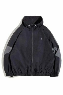 Y2K Retro Style Track Jacket for Women - Coquette Aesthetic Grunge Fashion with Pastel Goth Vibes