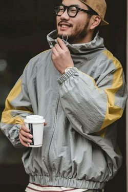 Y2K Retro Style Track Jacket for Women - Coquette Aesthetic Grunge Fashion with Pastel Goth Vibes