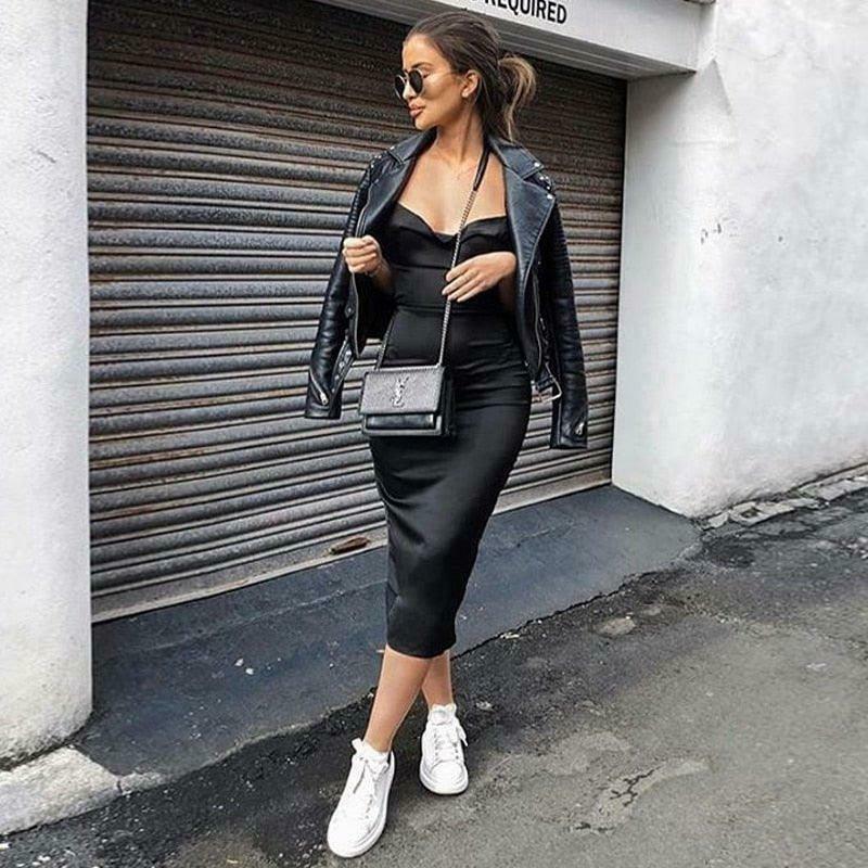 Y2K Satin Lace-Up Dress: Coquette Aesthetic with Grunge Style Y2K Satin Lace-Up Dress: Coquette Aesthetic with Grunge Style