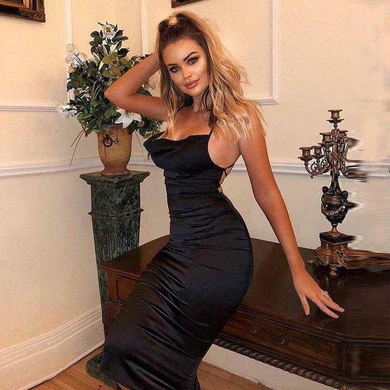 Y2K Satin Lace-Up Dress: Coquette Aesthetic with Grunge Style Y2K Satin Lace-Up Dress: Coquette Aesthetic with Grunge Style