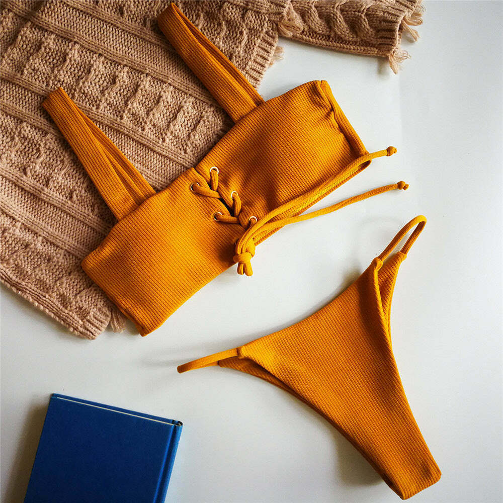 Y2K Split Eyelet Lace Bra & Bikini Set - Coquette Aesthetic Grunge Style - Cute Pastel Goth Fashion Y2K Split Eyelet Lace Bra & Bikini Set - Coquette Aesthetic Grunge Style - Cute Pastel Goth Fashion