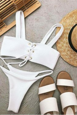 Y2K Split Eyelet Lace Bra & Bikini Set - Coquette Aesthetic Grunge Style - Cute Pastel Goth Fashion