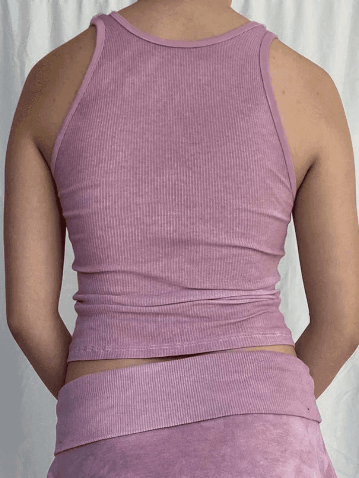 Y2K Star Patch Crop Ribbed Tank Top - Coquette Aesthetic Grunge Style Cute Tops & Cargo Skirt Y2K Star Patch Crop Ribbed Tank Top - Coquette Aesthetic Grunge Style Cute Tops & Cargo Skirt