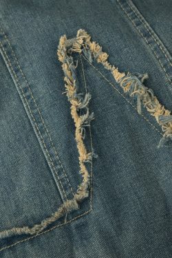 Y2K Star Patchwork Frayed Denim Skirt - Coquette Aesthetic Grunge Style - Cute Tops & Cargo Skirt