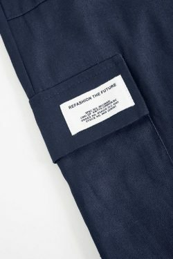 Y2K Straight Leg Pants with Fold Over Waist - Coquette Aesthetic Cargo Skirt for Women