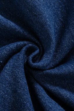 Y2K Strapless Denim Mini Dress - Coquette Aesthetic with Grunge & Pastel