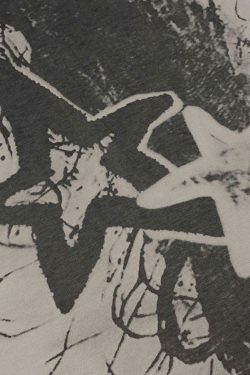 Y2K Street Star Print Raglan Oversized Long Sleeve Tee - Coquette Aesthetic Grunge Style