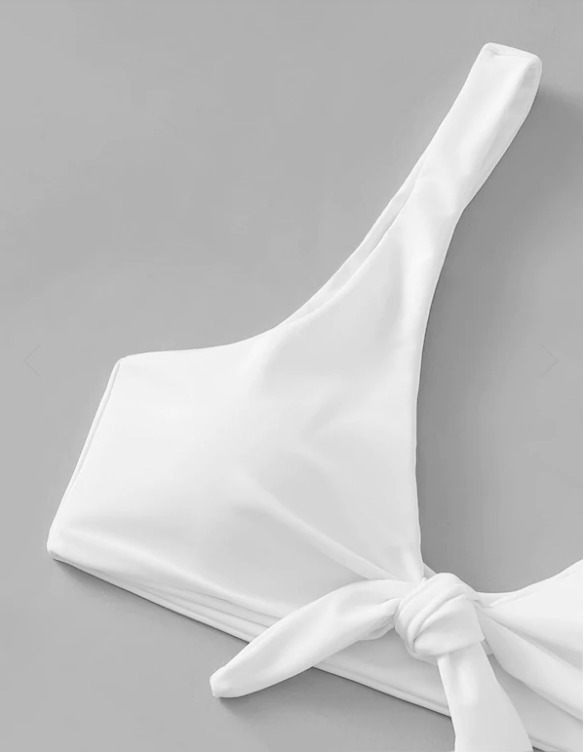 Y2K Striped Bikini Set with Front Knot - Coquette Aesthetic Swimwear Y2K Striped Bikini Set with Front Knot - Coquette Aesthetic Swimwear