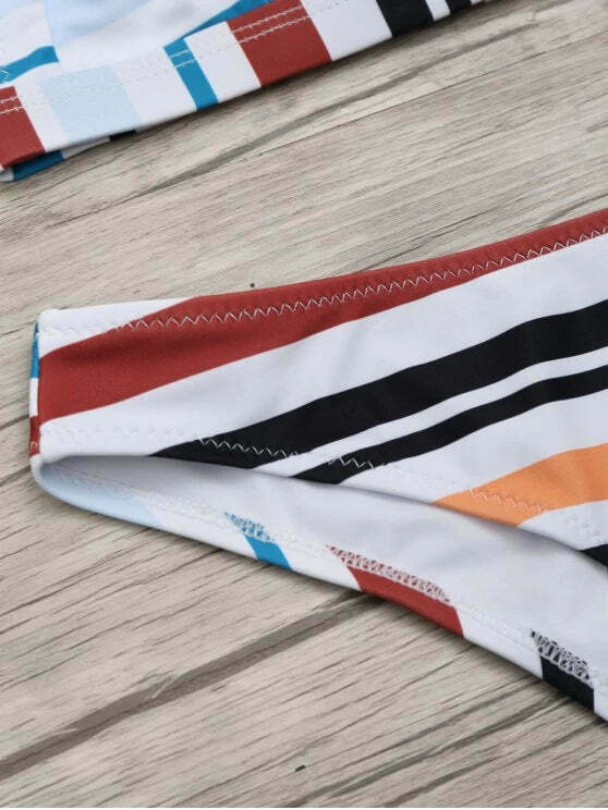 Y2K Striped Cami Swimsuit: Coquette Aesthetic, Grunge Style, Cute Tops, Pastel Goth Y2K Striped Cami Swimsuit: Coquette Aesthetic, Grunge Style, Cute Tops, Pastel Goth