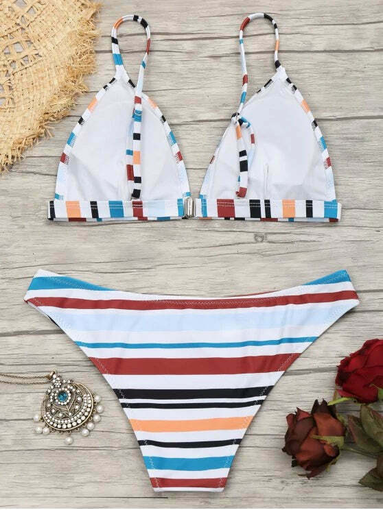 Y2K Striped Cami Swimsuit: Coquette Aesthetic, Grunge Style, Cute Tops, Pastel Goth Y2K Striped Cami Swimsuit: Coquette Aesthetic, Grunge Style, Cute Tops, Pastel Goth