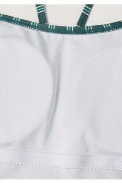 Y2K Striped Lace Up Cami Swimsuit - Coquette Aesthetic Beachwear