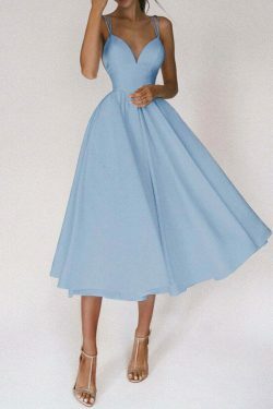 Y2K Suspender Swing Midi Dress - Coquette Aesthetic with Grunge & Pastel Goth Vibes