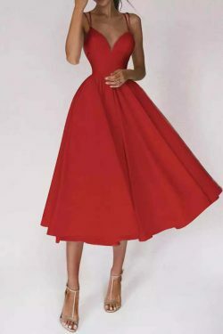 Y2K Suspender Swing Midi Dress - Coquette Aesthetic with Grunge & Pastel Goth Vibes