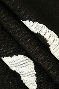 Y2K Swirl Stripe Knit Cami Maxi Dress - Coquette Aesthetic, Grunge Style, Pastel Goth, Cute Tops