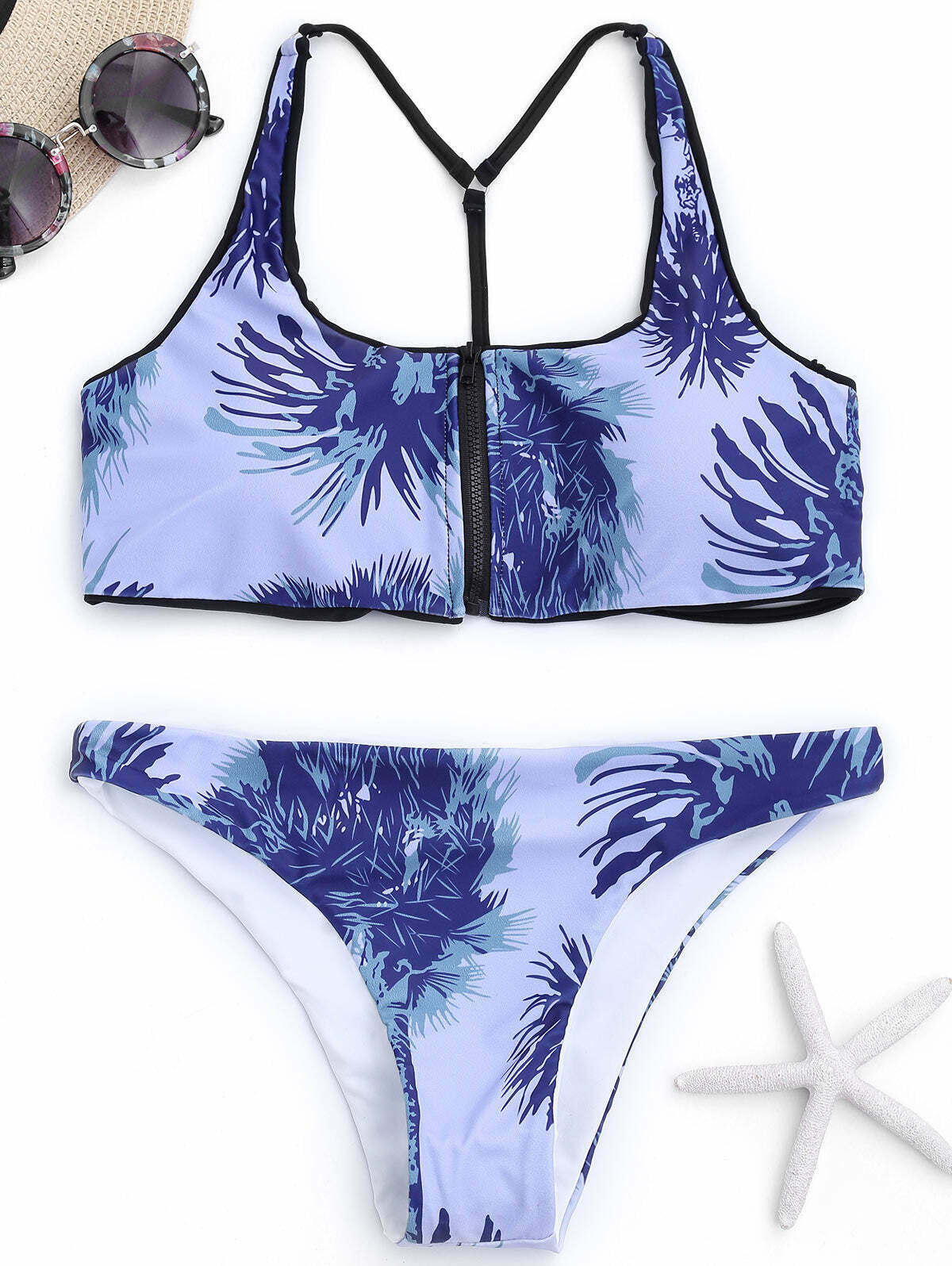Y2K Tie Dye Braided Thong Bikini Set - Coquette Aesthetic Swimwear for Women