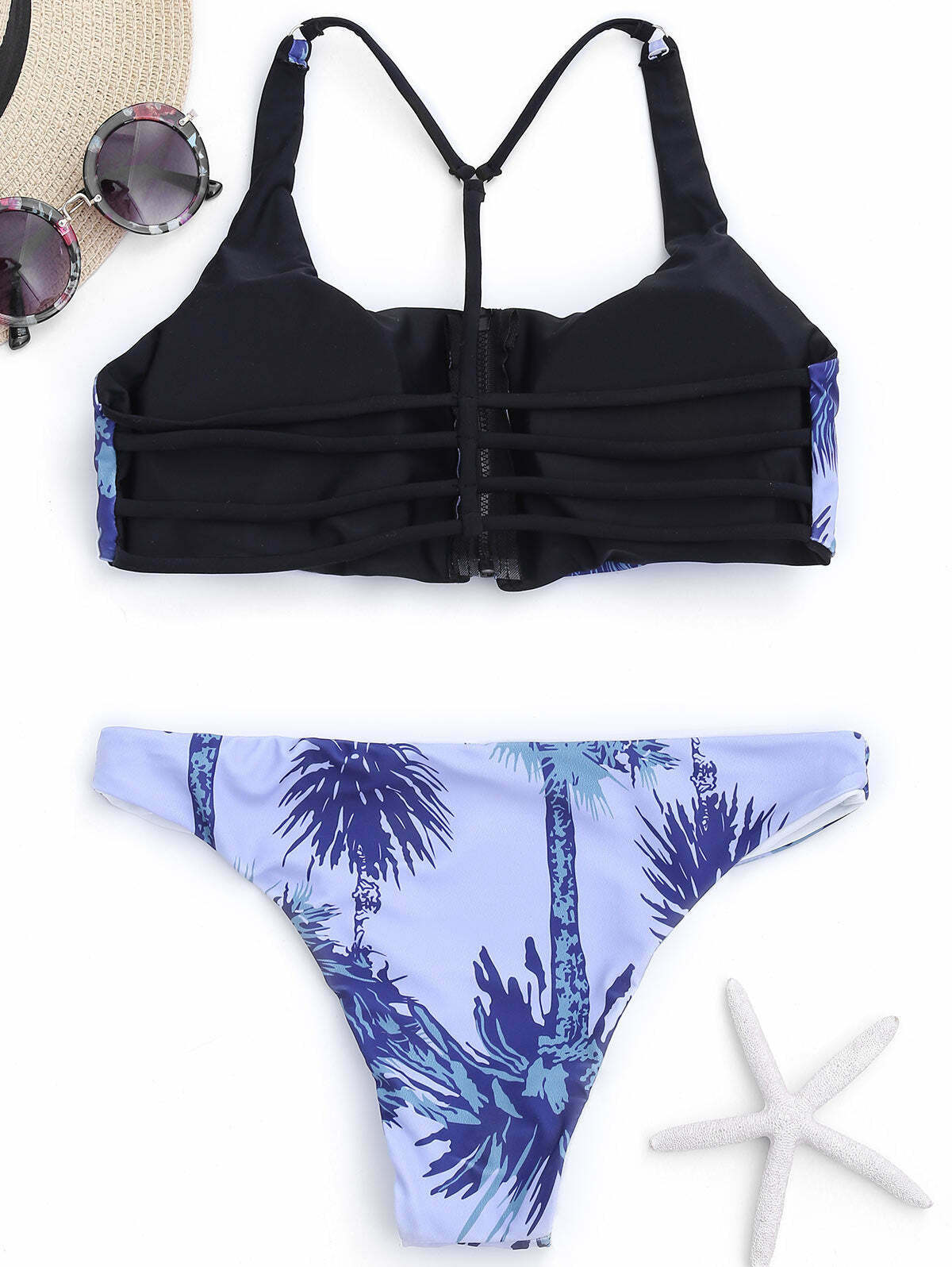 Y2K Tie Dye Braided Thong Bikini Set - Coquette Aesthetic Swimwear for Women